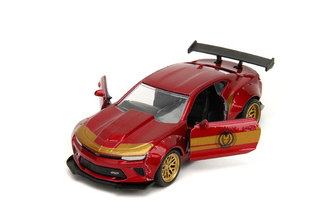 Jada 1/32 "Hollywood Rides" Marvel 2016 Camaro SS w/Iron Man – image 15