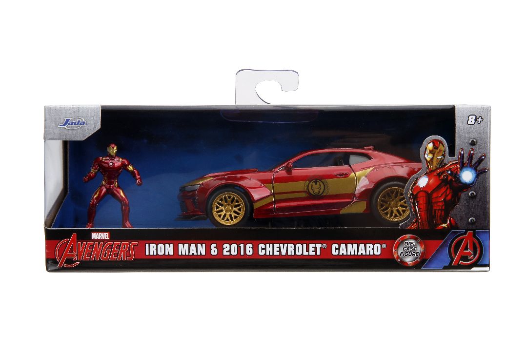 Jada 1/32 "Hollywood Rides" Marvel 2016 Camaro SS w/Iron Man – image 20