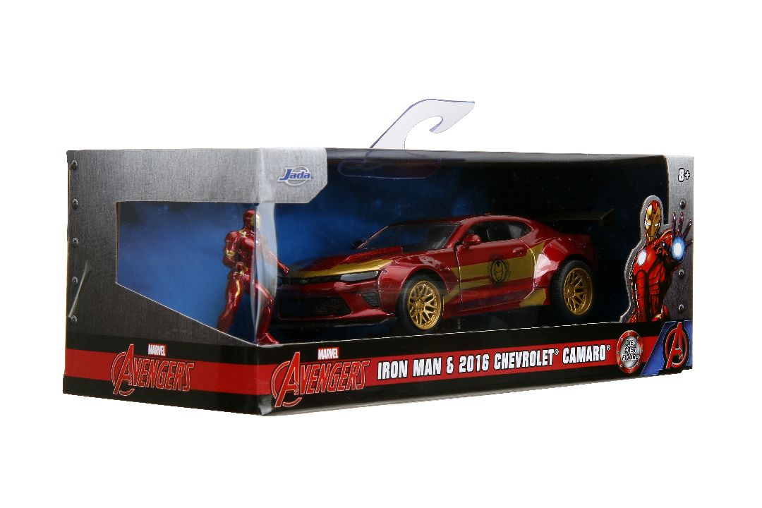 Jada 1/32 "Hollywood Rides" Marvel 2016 Camaro SS w/Iron Man – image 21