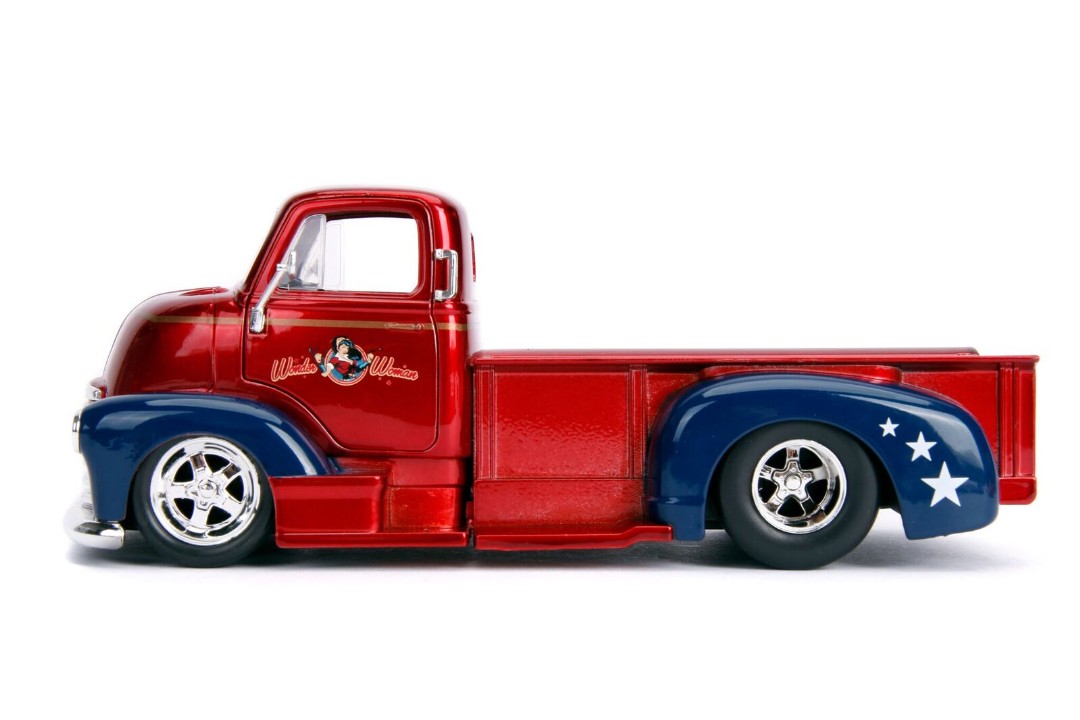 Jada 1/24 "DC Comics Bombshells" 1952 Chevy COE Pickup w/ figure – image 2