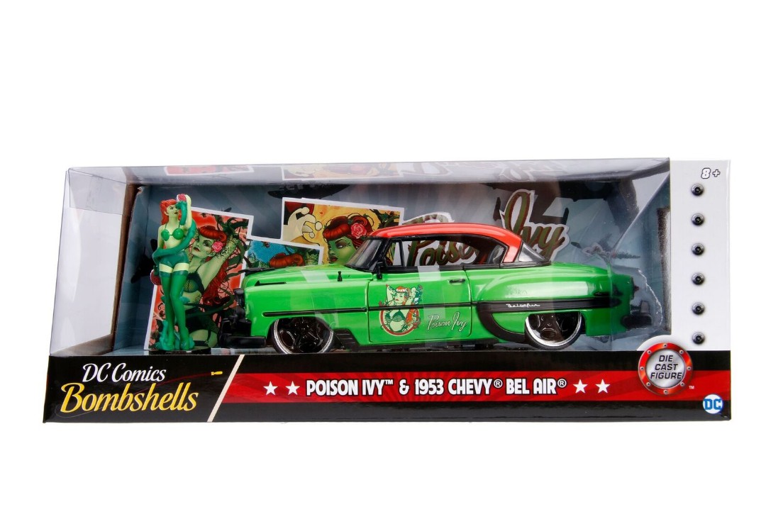 Jada 1/24 "DC Comics Bombshells" 1953 Chevy Bel Air Poison Ivy – image 5