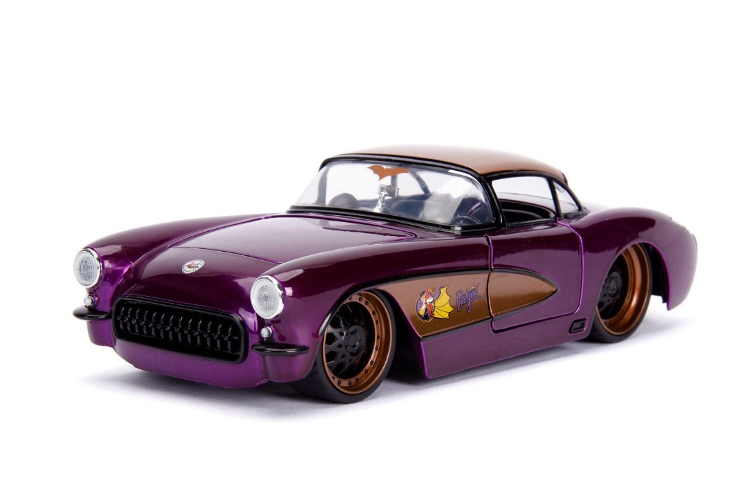 Jada 1/24 "DC Comics Bombshells" 1957 Chevy Corvette w/ Batgirl – image 2