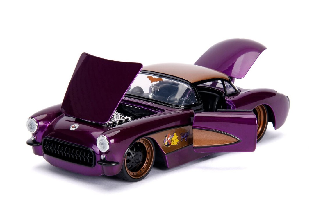 Jada 1/24 "DC Comics Bombshells" 1957 Chevy Corvette w/ Batgirl – image 6