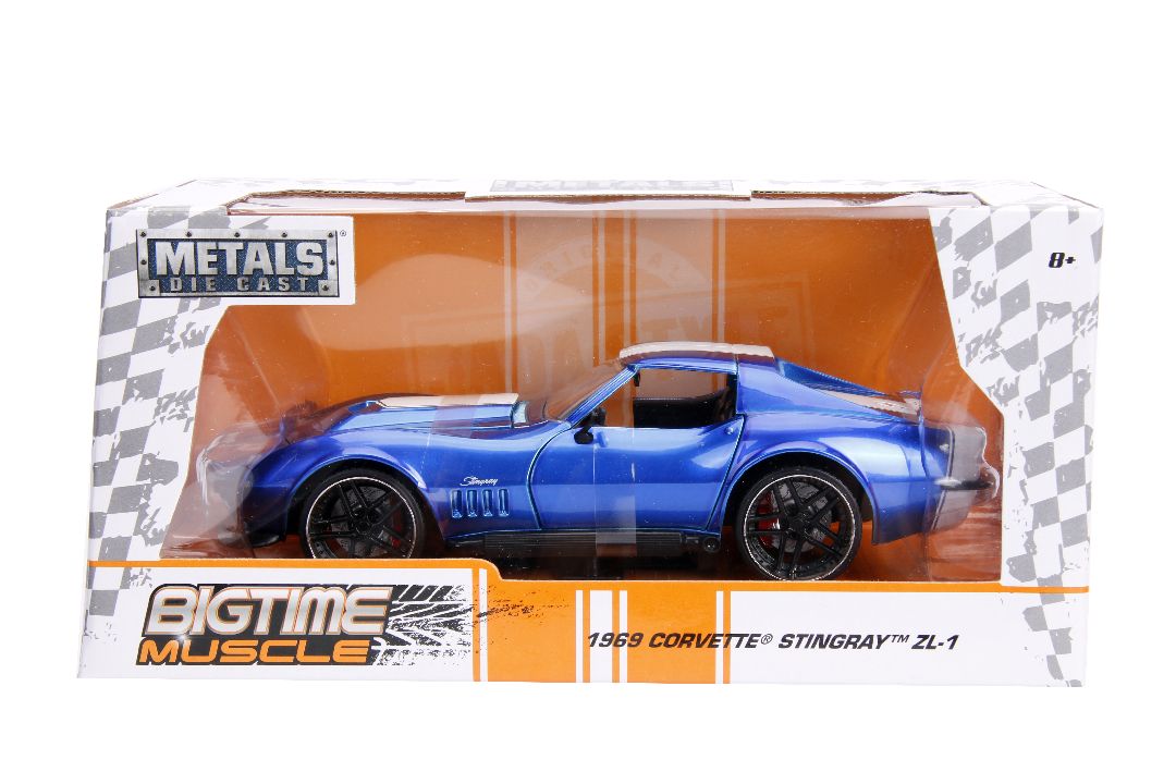 Jada 1/24 "BIG TIME Muscle" 1969 Corvette Stingray – image 11