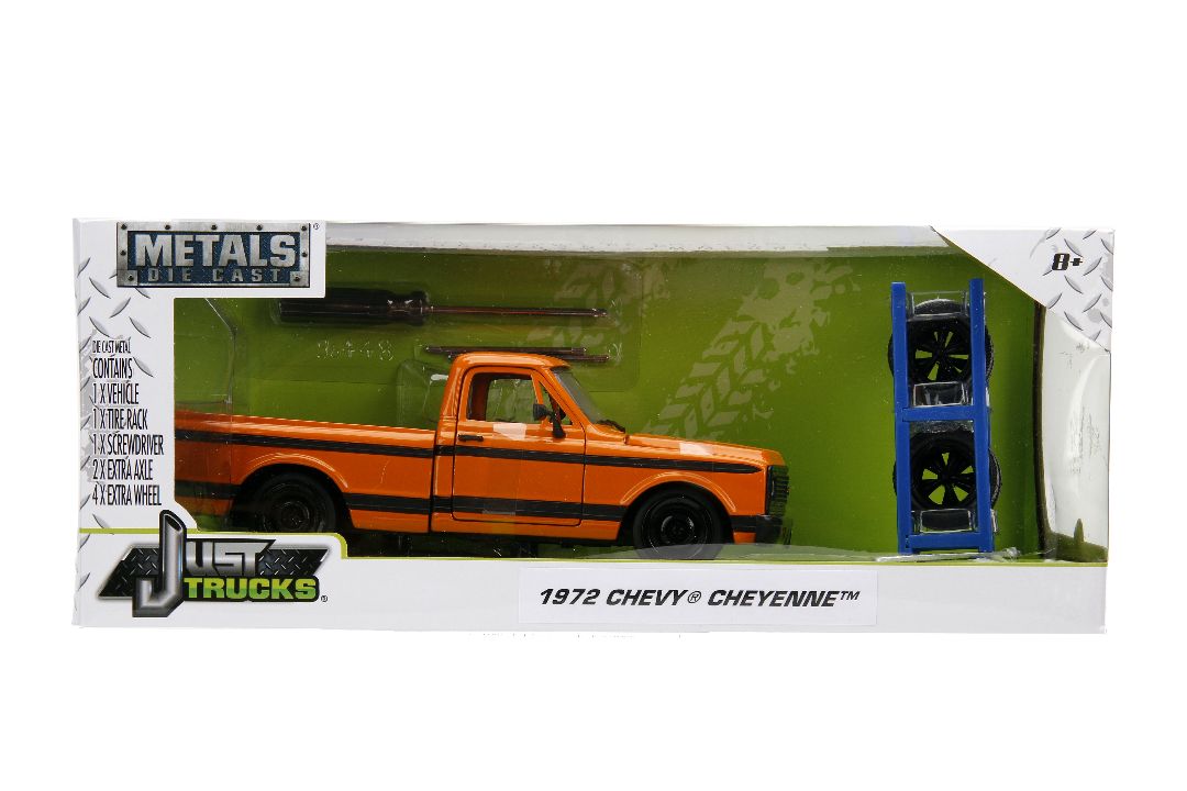 Jada 1/24 "Just Trucks" - 1972 Chevy Cheyenne Pickup w/ Rack – image 6