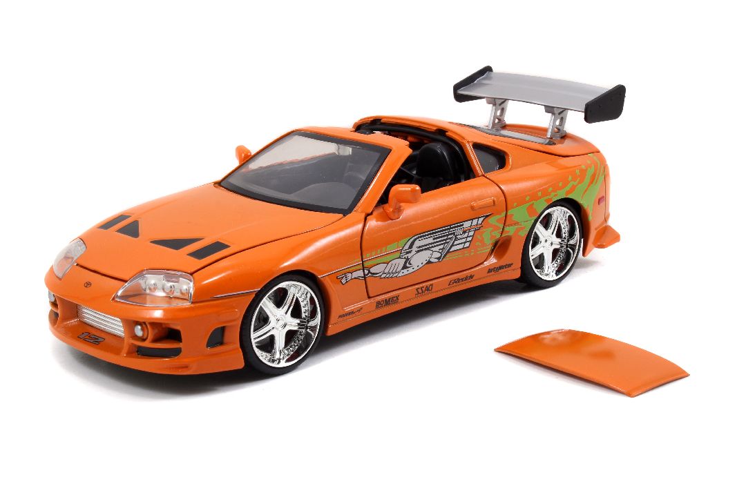 Jada 1/24 "Fast & Furious" Brian's Toyota Supra w/Brian Figure – image 4