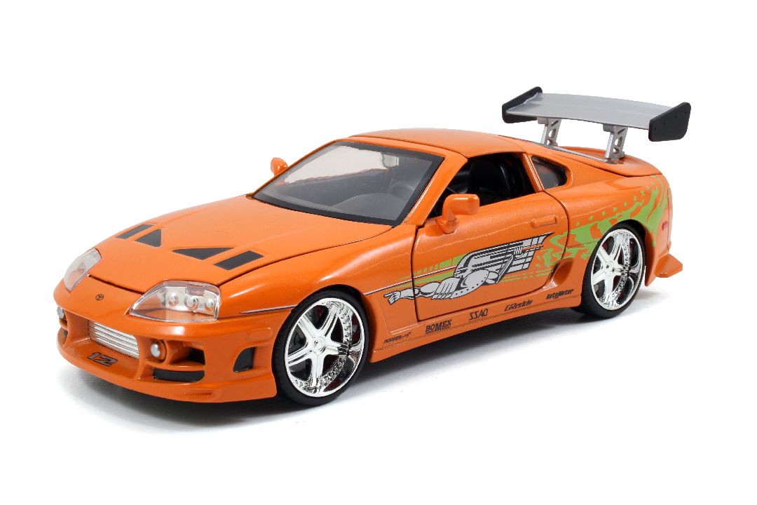 Jada 1/24 "Fast & Furious" Brian's Toyota Supra w/Brian Figure – image 7