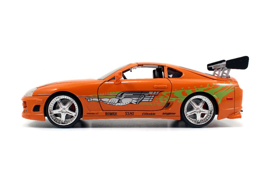 Jada 1/24 "Fast & Furious" Brian's Toyota Supra w/Brian Figure – image 6
