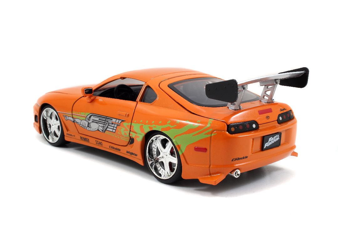 Jada 1/24 "Fast & Furious" Brian's Toyota Supra w/Brian Figure – image 10