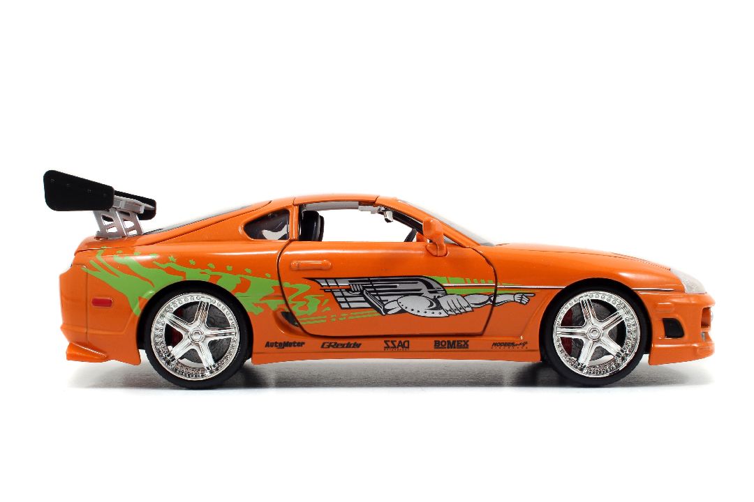Jada 1/24 "Fast & Furious" Brian's Toyota Supra w/Brian Figure – image 13