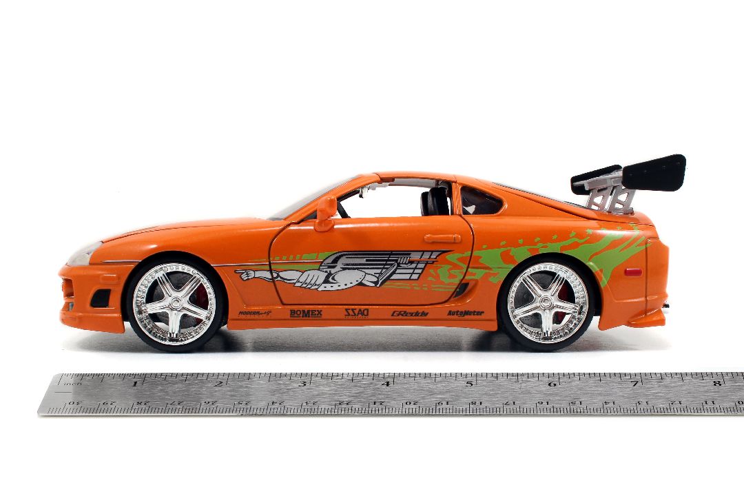 Jada 1/24 "Fast & Furious" Brian's Toyota Supra w/Brian Figure – image 18