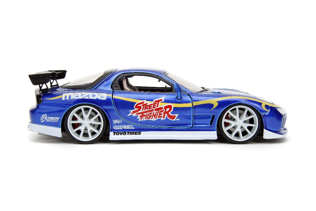 Jada 1/24 "Hollywood Rides" Street Fighter 1993 Rx-7 W/Chun-Li – image 10