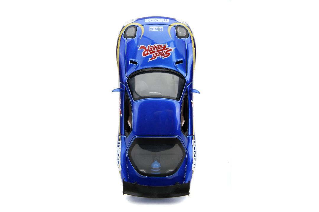 Jada 1/24 "Hollywood Rides" Street Fighter 1993 Rx-7 W/Chun-Li – image 12