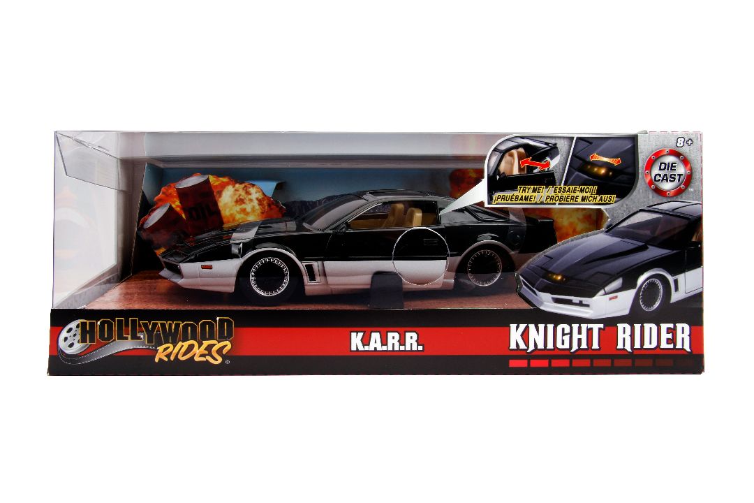 Jada 1/24 "Hollywood Rides" Knight Rider K.A.R.R. with lights – image 2