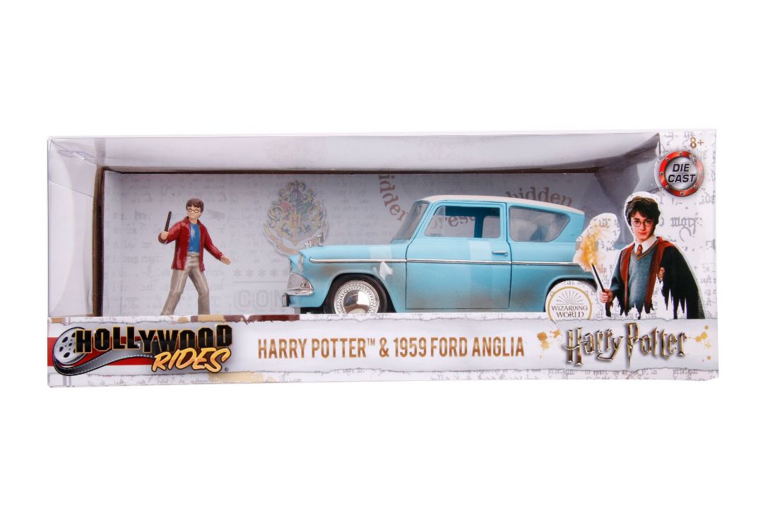 Jada 1/24 "Hollywood Rides" 1959 Ford Anglia with Harry Potter – image 7