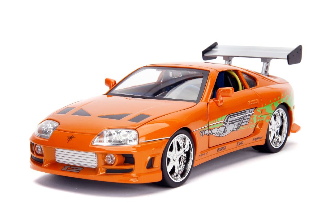 Jada 1/18 "Fast & Furious" Brian's Toyota Supra w/Light & figure – image 4