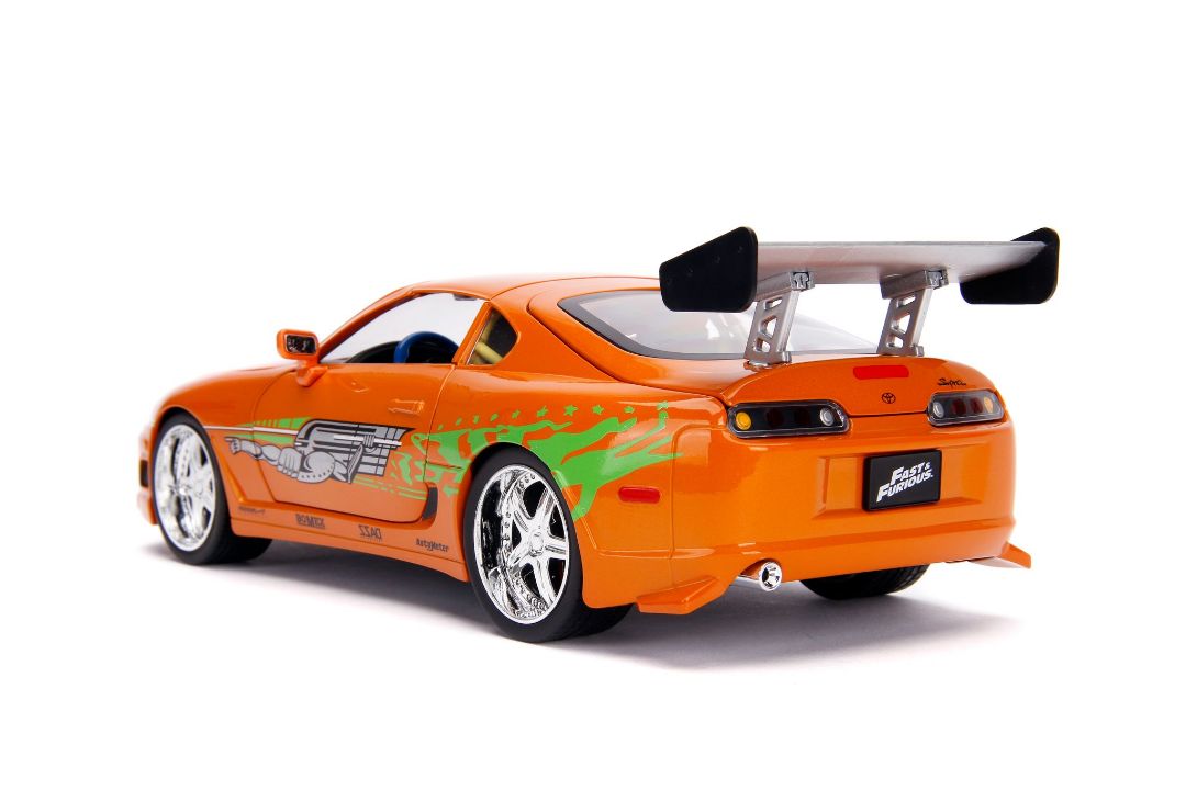 Jada 1/18 "Fast & Furious" Brian's Toyota Supra w/Light & figure – image 2