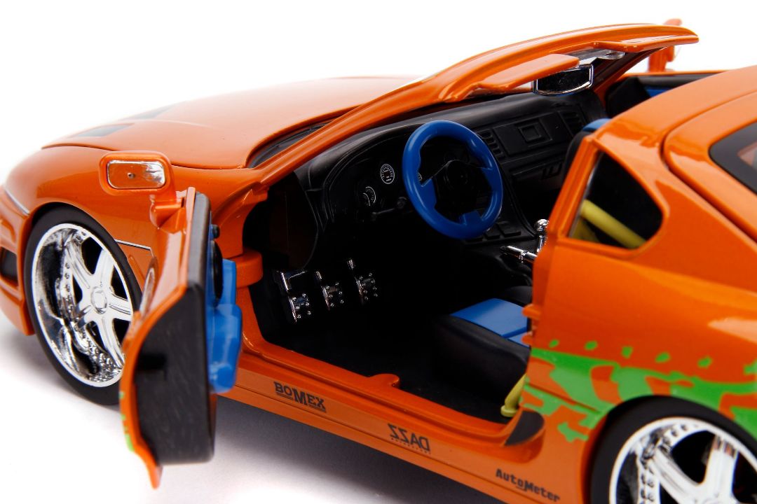 Jada 1/18 "Fast & Furious" Brian's Toyota Supra w/Light & figure – image 10