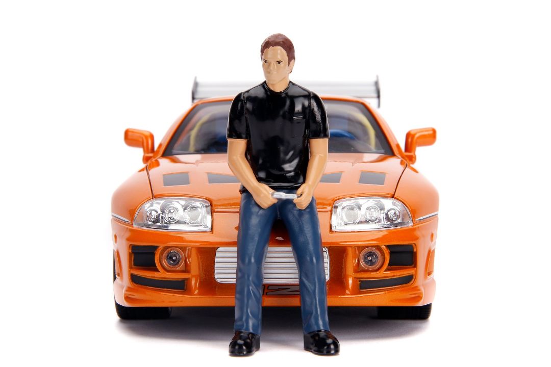 Jada 1/18 "Fast & Furious" Brian's Toyota Supra w/Light & figure – image 6
