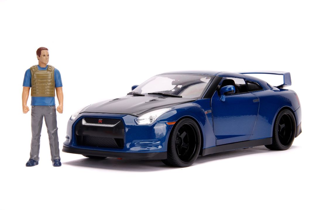 Jada 1/18 "Fast & Furious" Brian's Nissan GT-R (R35) w/figure thumbnail 2