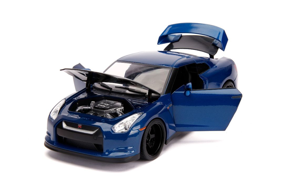 Jada 1/18 "Fast & Furious" Brian's Nissan GT-R (R35) w/figure thumbnail 10