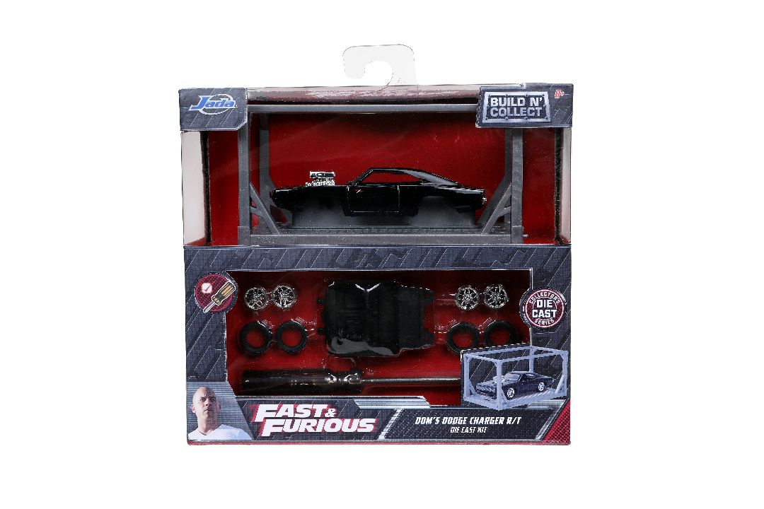 Jada 1/55 "Fast & Furious" Build N' Collect Dom's Dodge Charger – image 2