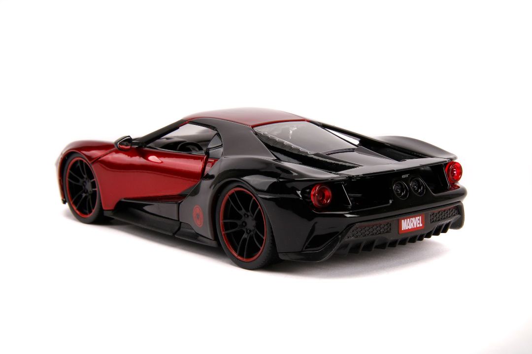 Jada 1/24 "Hollywood Rides" 2017 Ford GT with Miles Morales – image 8