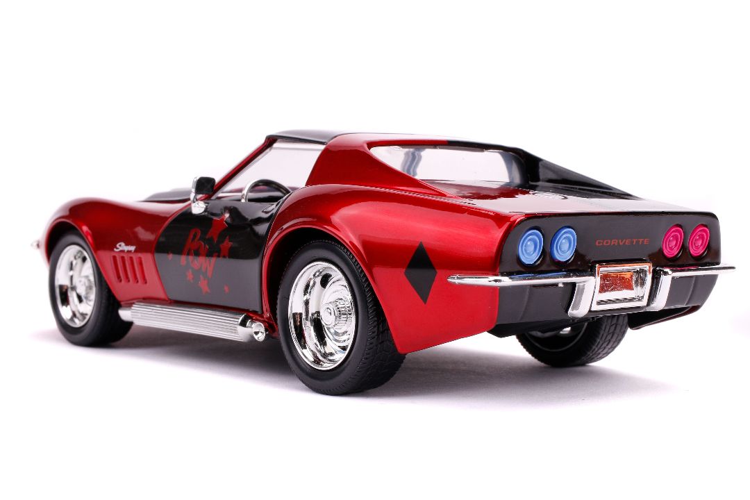 Jada 1/24 "Hollywood Rides" 1969 Corvette Stingray Harley Quinn – image 6