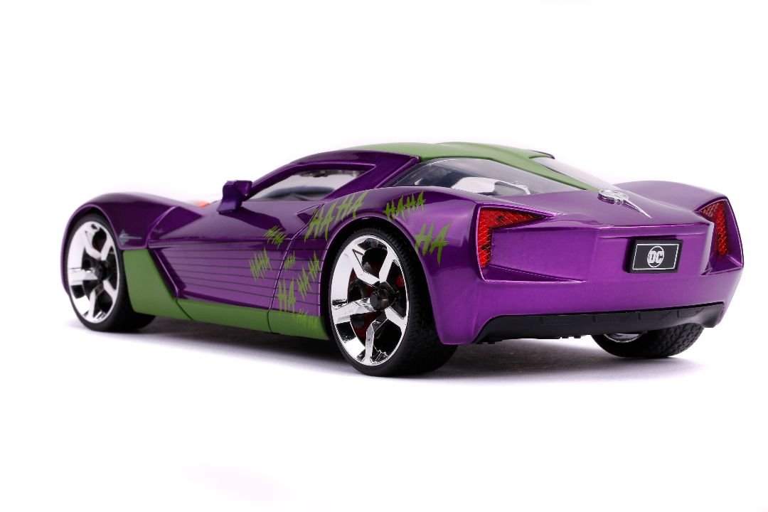 Jada 1/24 "Hollywood Rides" 2009 Corvette Stingray Concept Joker – image 7