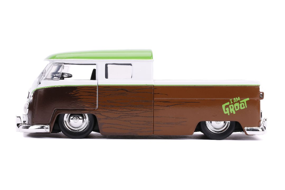 Jada 1/24 "Hollywood Rides" 1963 VW Bus with Groot – image 5
