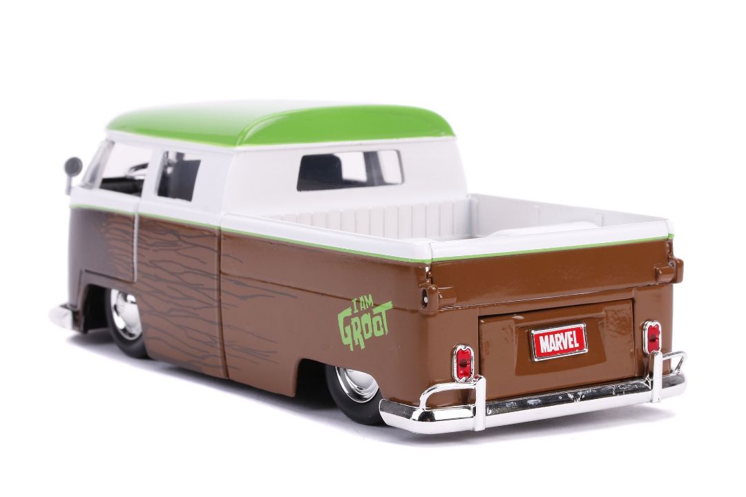 Jada 1/24 "Hollywood Rides" 1963 VW Bus with Groot – image 6