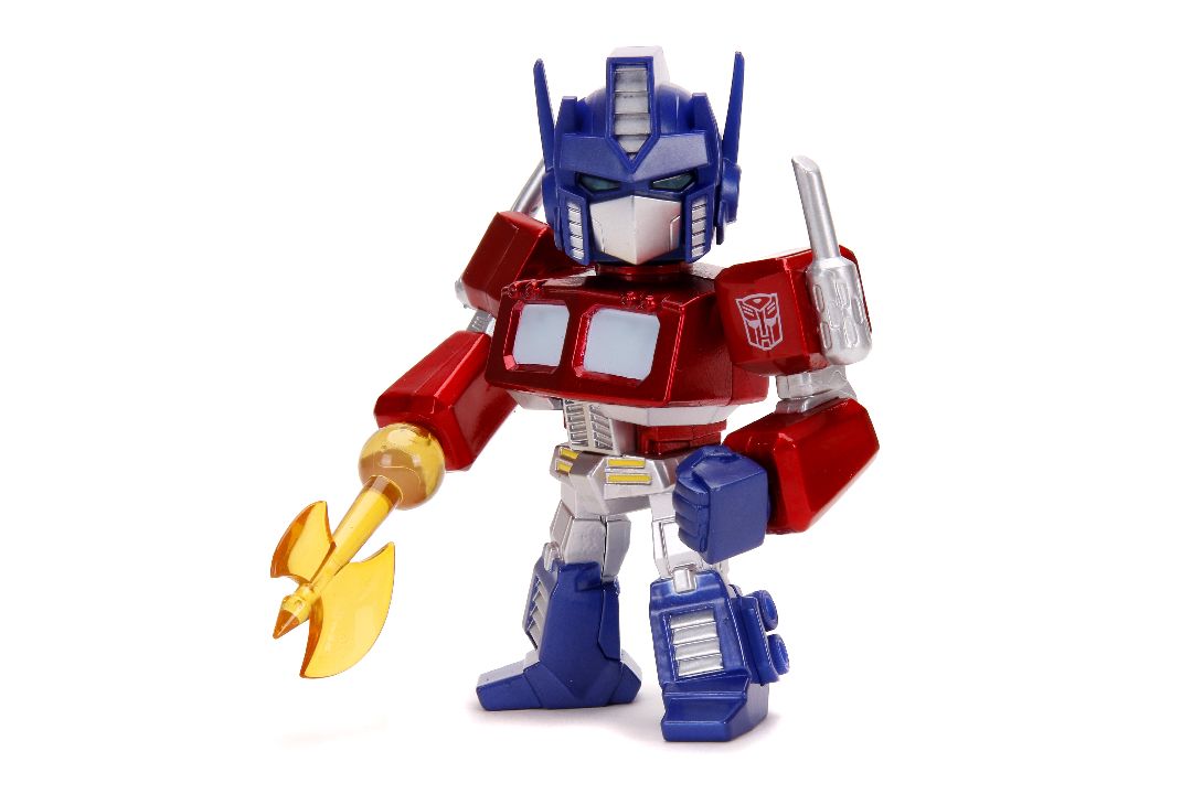 Jada 4" Metalfigs Transformers - G1 Optimus Prime w/Light – image 3