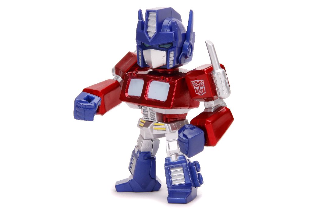 Jada 4" Metalfigs Transformers - G1 Optimus Prime w/Light – image 4