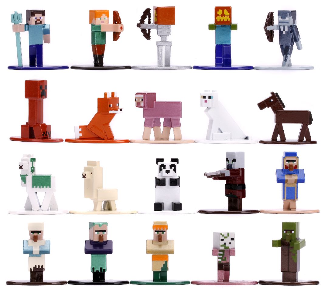 Jada 1.65" Nano Metalfigs Minecraft : 20-Pack W3 – image 3