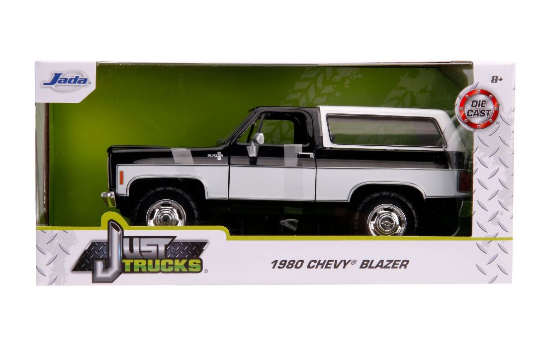 Jada 1/24 "Just Trucks" 1980 Chevy K5 Blazer Stock Glossy Black – image 2