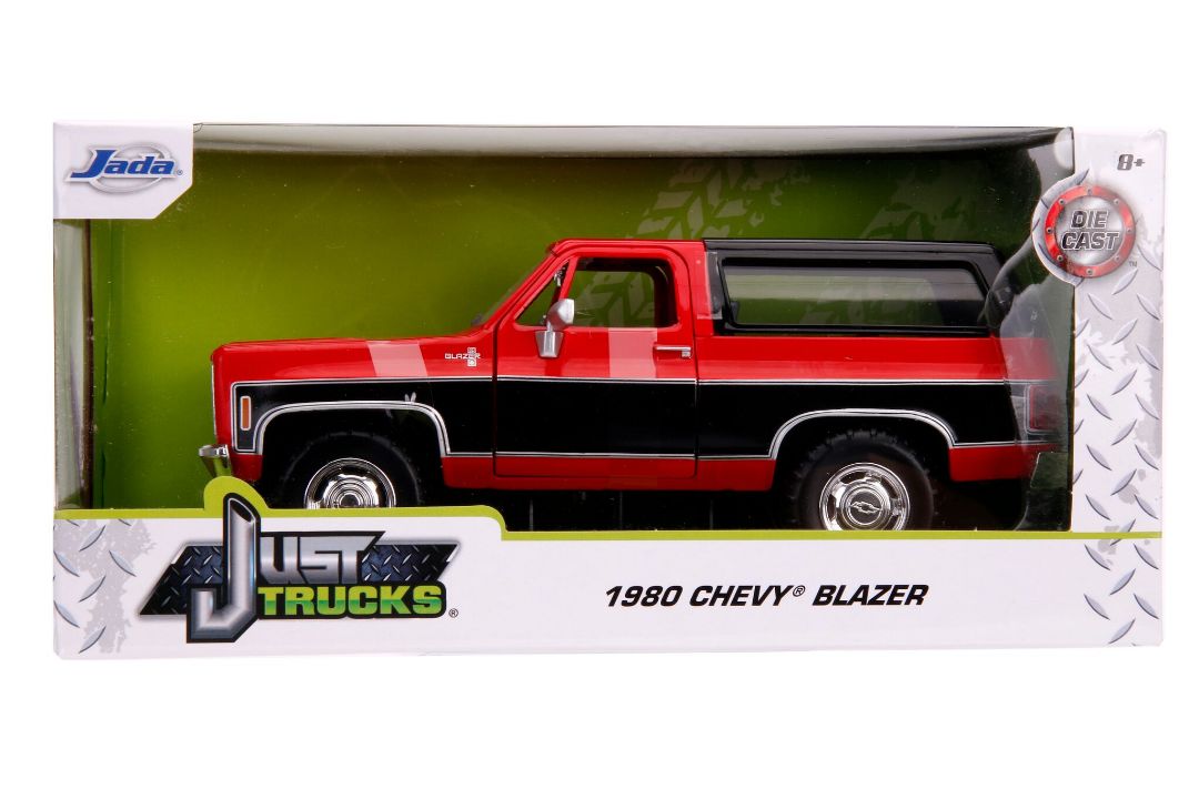 Jada 1/24 "Just Trucks" 1980 Chevy K5 Blazer Stock - Glossy Red – image 2