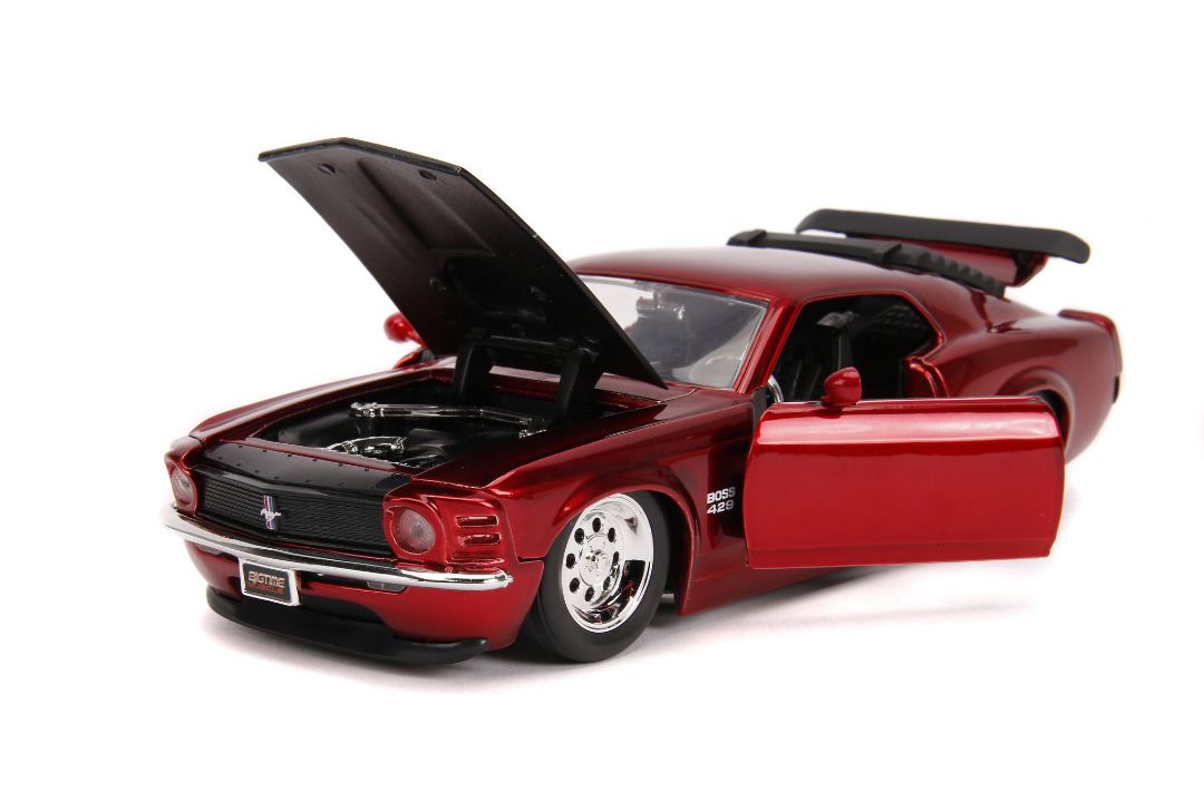 Jada 1/24 "BIGTIME Muscle" 1970 Ford Mustang Boss 429 - Red – image 2