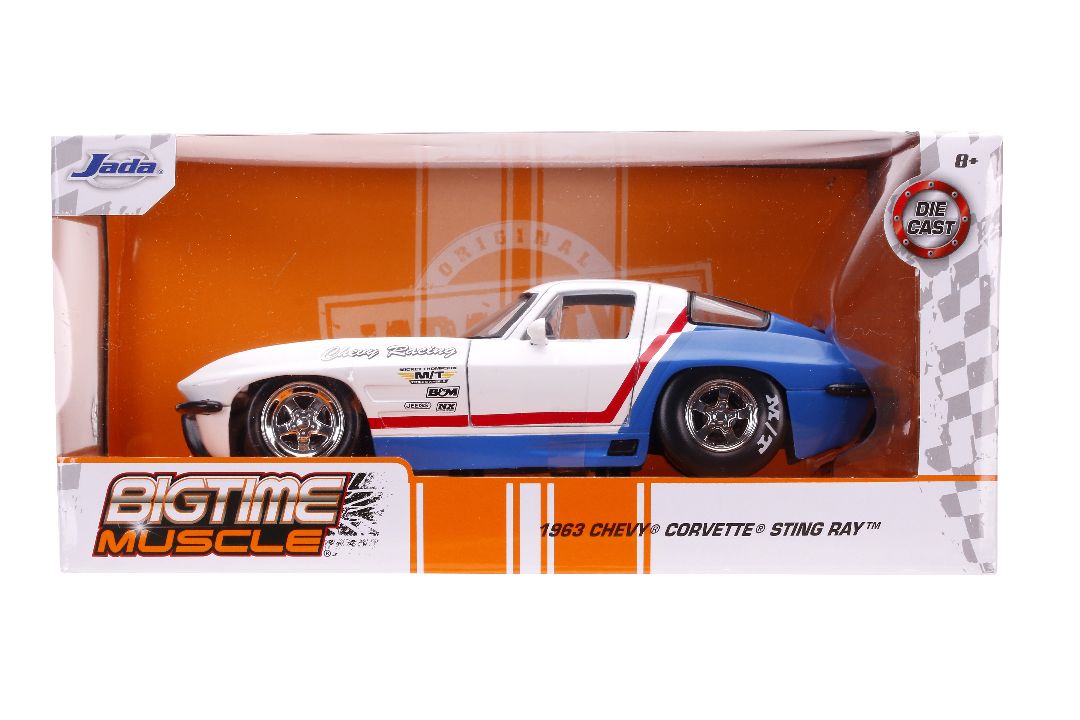 Jada 1/24 "BIGTIME Muscle" 1963 Chevy Corvette – image 12