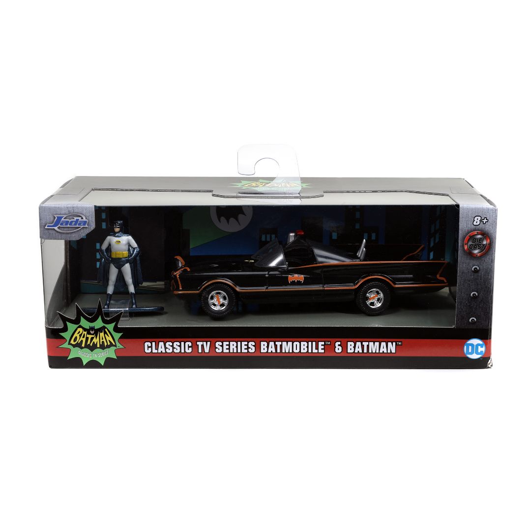 Jada 1/32 "Hollywood Rides" 1966 Classic TV Batmobile w/Batman – image 12