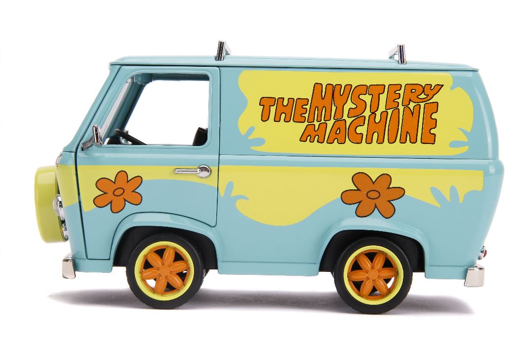Jada 1/24 "Hollywood Rides" Mystery Machine w/Scooby Doo/Shaggy – image 3