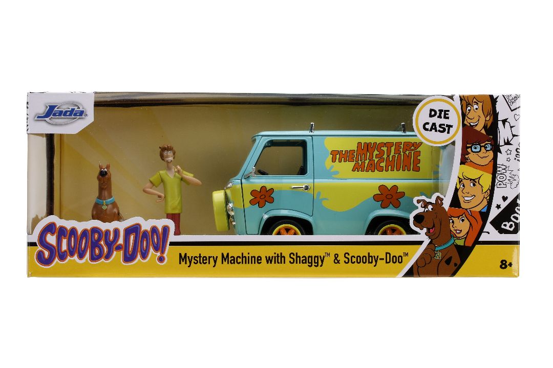 Jada 1/24 "Hollywood Rides" Mystery Machine w/Scooby Doo/Shaggy – image 12