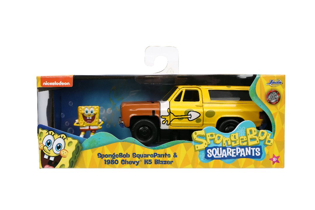 Jada 1/32 1980 Chevy K5 Blazer with Spongebob – image 12