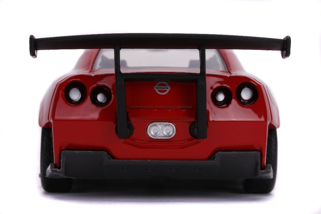 Jada 1/32 "Hollywood Rides" 2009 Nissan GT-R (Red Ranger Theme) – image 5