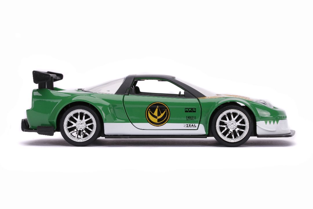 Jada 1/32 "Hollywood Rides" 2002 Honda NSX (Green Ranger Theme) – image 3
