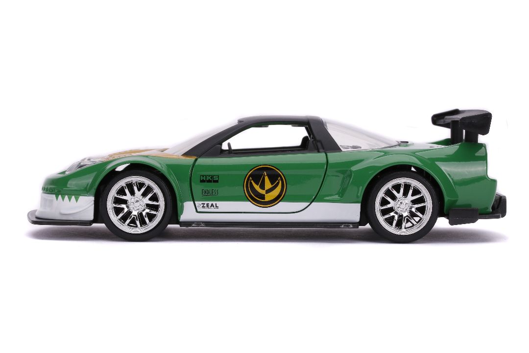 Jada 1/32 "Hollywood Rides" 2002 Honda NSX (Green Ranger Theme) – image 7