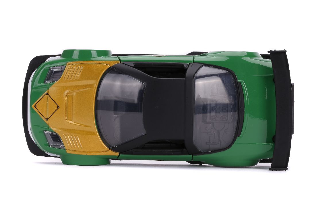 Jada 1/32 "Hollywood Rides" 2002 Honda NSX (Green Ranger Theme) – image 8