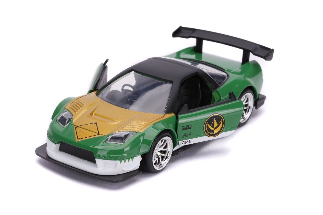 Jada 1/32 "Hollywood Rides" 2002 Honda NSX (Green Ranger Theme) – image 9