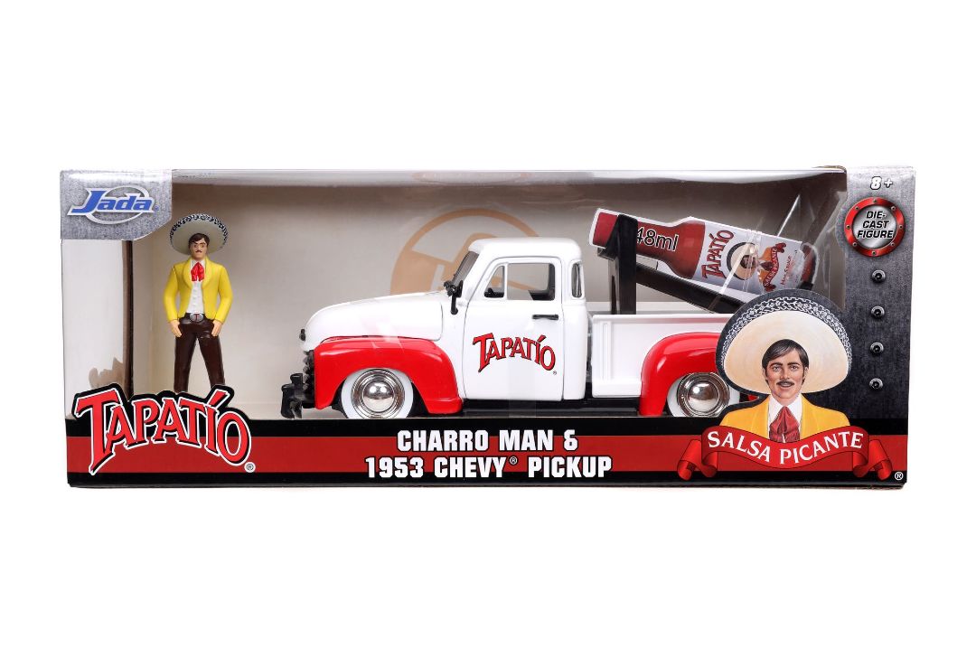 Jada 1/24 "Hollywood Rides" 1953 Chevy Pickup w/Charro Man – image 4