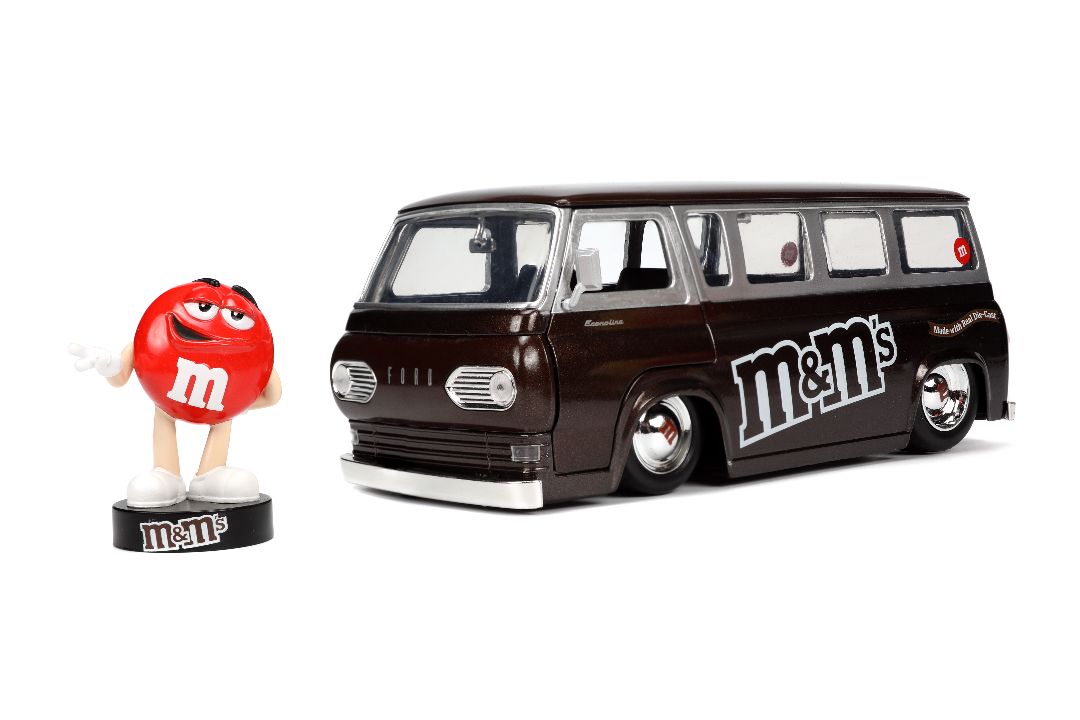 Jada 1/24 1965 Ford Econoline Van with Red M&M's – image 4