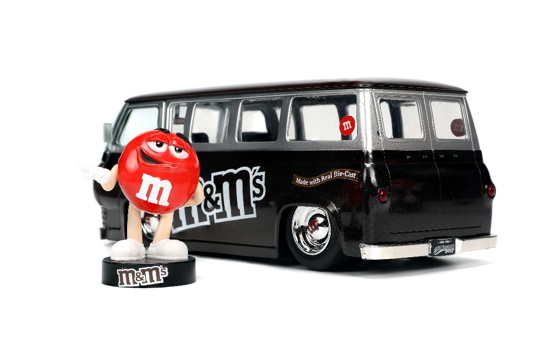 Jada 1/24 1965 Ford Econoline Van with Red M&M's – image 3
